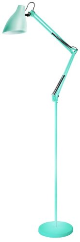 Торшер напольный (светильник) Camelion KD-332 C16 плафон из металла  220В Е27 40Вт Мятный картинка 